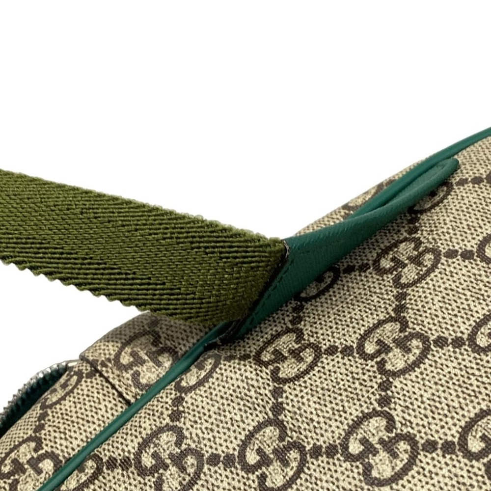 Gucci Childrens/GG Supreme Backpack 433578 Beige Green Multi - Picture 10 of 15